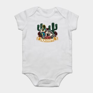 Day of Dead Rabbit Halloween Costume Design Baby Bodysuit